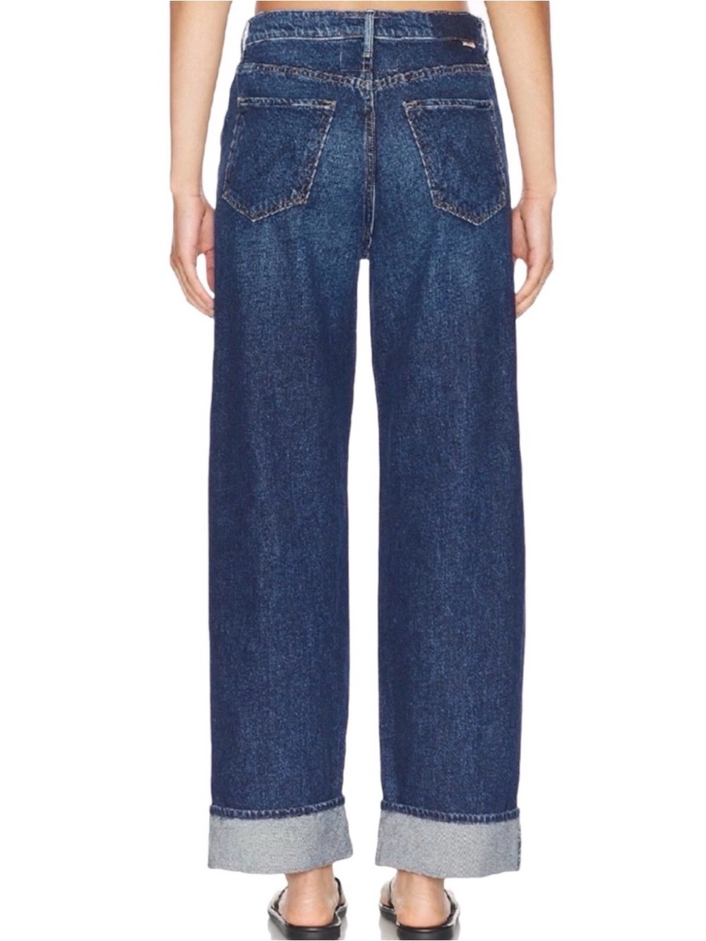 MOTHER SUPERIOR Jeans Spitfire Nerdy Cuff Did You Bring Me Anything Blue Size 29 - Picture 13 of 14